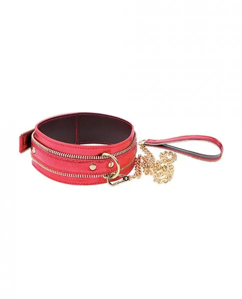 Nobu Anal Nobu Fetish Choker Leash Set RedGold