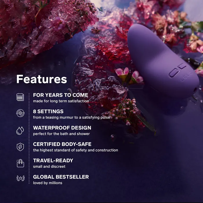 LELO Lily 2 Plum Bordeaux Chocolat Vibrator Personal Massager LELO Female Sex Toys
