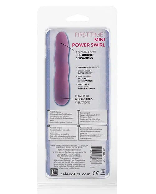 First Time Mini Power Swirl California Exotic Novelties Female Sex Toys