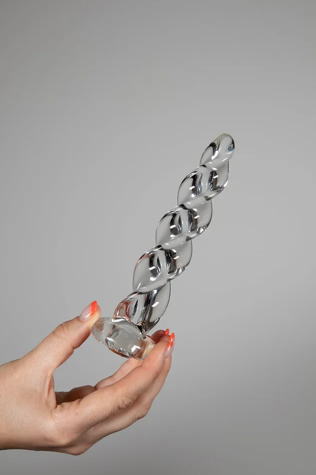 Crystal Delights Gold Twist dildo Posmo Dildos