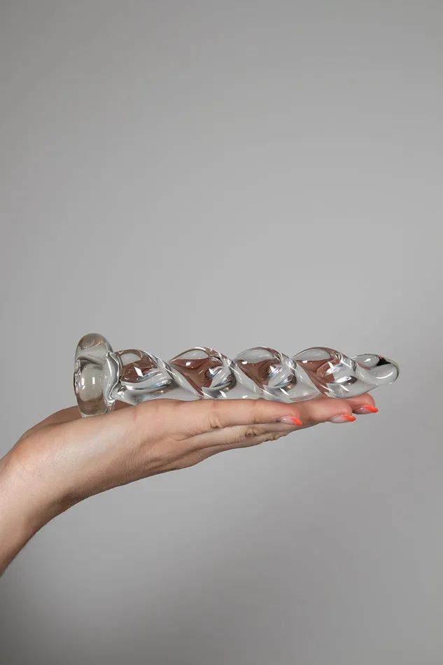 Crystal Delights Gold Twist dildo Posmo Dildos