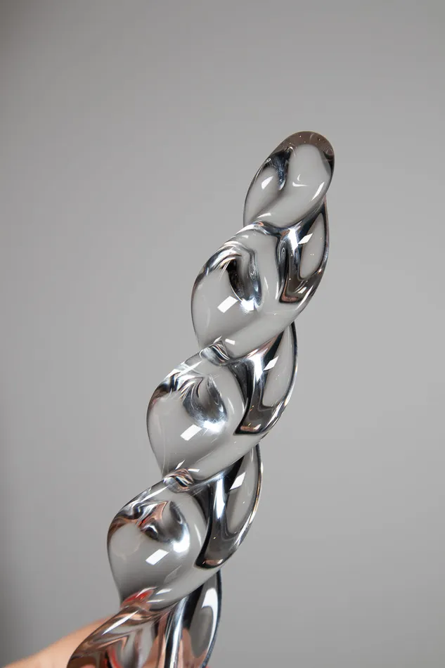 Crystal Delights Gold Twist dildo Posmo Dildos