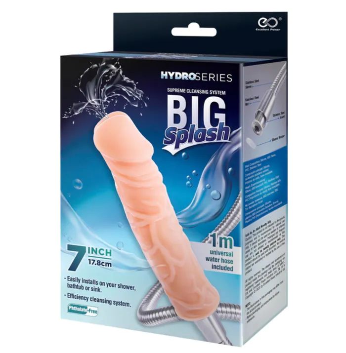 Dildos Hydro Series Big Splash 7 Flesh EXCELLENT POWER INDUSTRIAL LIMITED