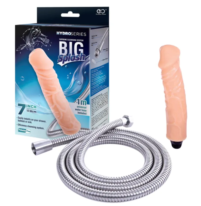 Dildos Hydro Series Big Splash 7 Flesh EXCELLENT POWER INDUSTRIAL LIMITED