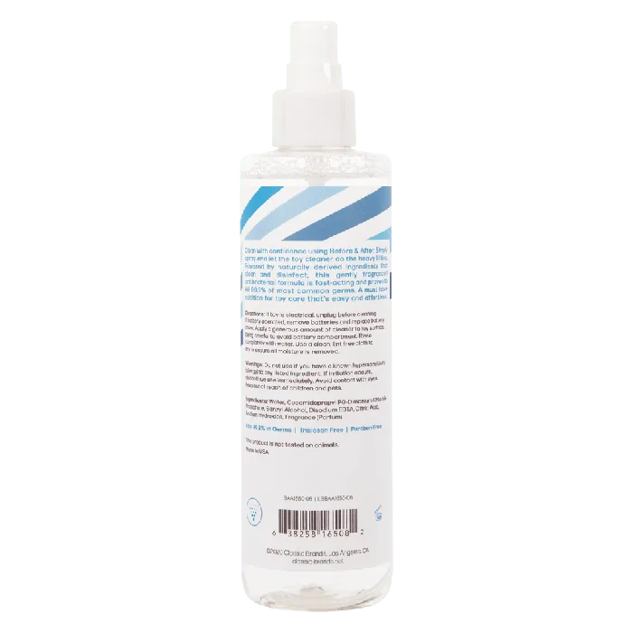 Before After Spray Toy Cleaner Landco Vibrators