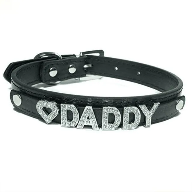 House of Dasein Anal Collars Leashes Black Daddy Rhinestone Collar Ddlg Bdsm Kawaii Accessories House of Dasein Anal Collars Leashes Black Daddy Rhinestone Collar Ddlg Bdsm Kawaii Accessories