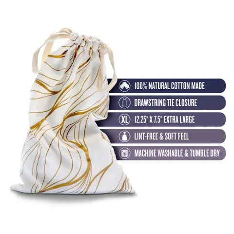 BLUSH NOVELTIES Vibrators THE COLLECTION EMBRACE COTTON TOY STORAGE