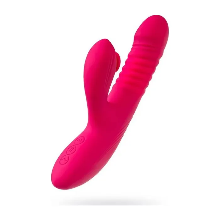 JOS Seri Thrusting Vibrator with Clitoral Stimulator Pad JOS Female Sex Toys