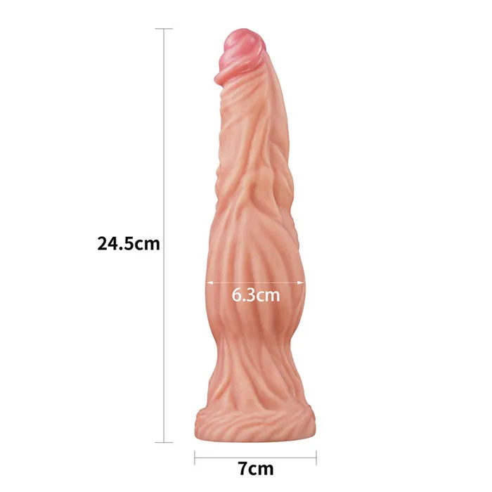 LOVETOY NATURE COCK DUAL LAYERED SILICONE 95 INCH Dildos LOVETOY NATURE COCK DUAL LAYERED SILICONE 95 INCH Dildos