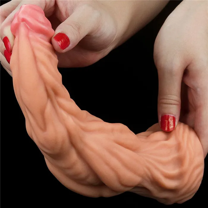 LOVETOY NATURE COCK DUAL LAYERED SILICONE 95 INCH Dildos LOVETOY NATURE COCK DUAL LAYERED SILICONE 95 INCH Dildos