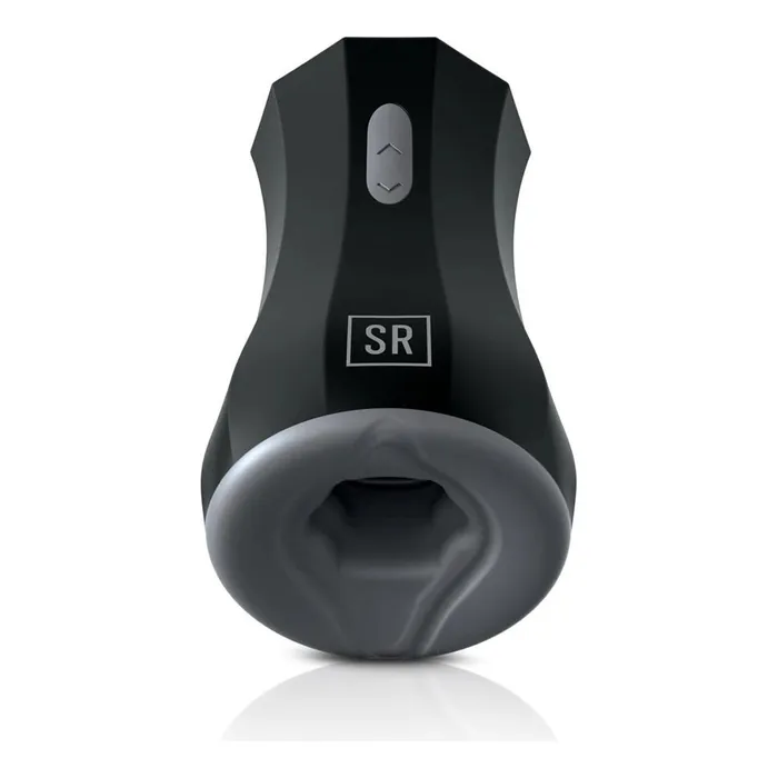 Sir Richards Male Sex Toys Silicone Twin Turbo Stroker Black
