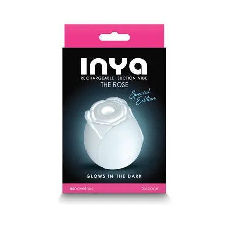 Special Edition Glow In Dark INYA The Rose Suction Vibe NS Novelties Female Sex Toys