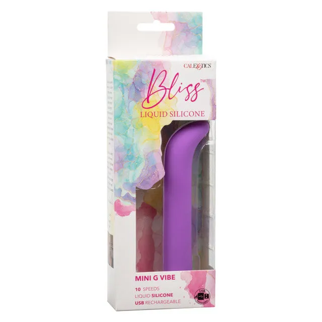 Vibrators AAPD Bliss Liquid Silicone MINI G VIBE Purple Gspot Vibrator