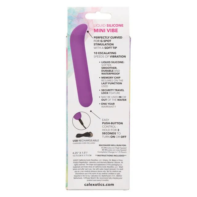 Vibrators AAPD Bliss Liquid Silicone MINI G VIBE Purple Gspot Vibrator