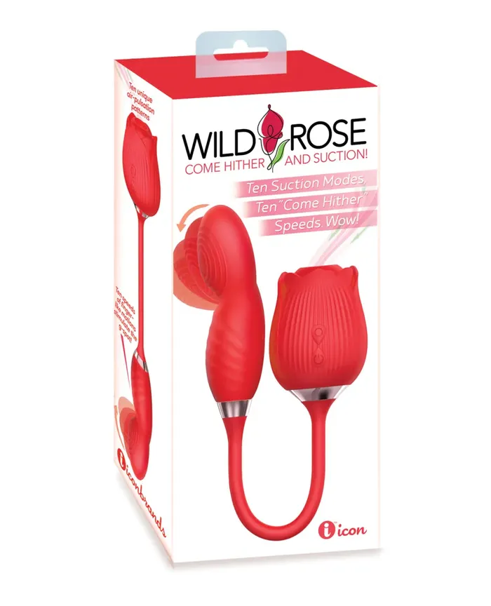 WILD ROSE COME HITHER AND SUCTION EVOLVED Vibrators