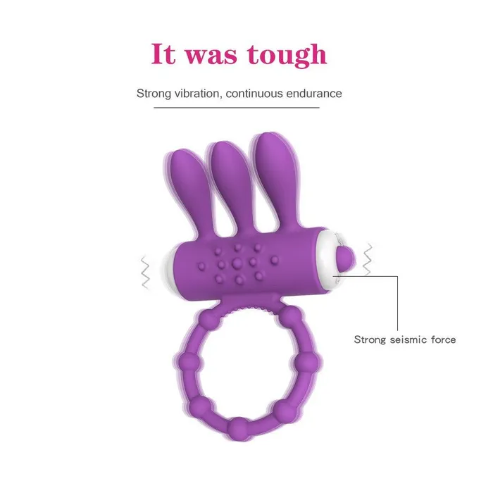 Couples Vibrating Cock Ring FRISKY BUSINESS SG