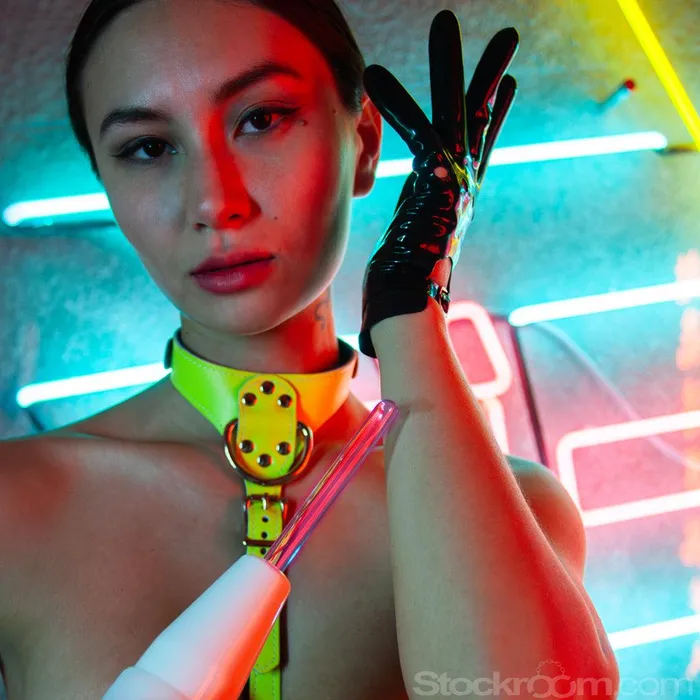 vendorunknown KinkLab Probe Neon Wand Attachment Female Sex Toys