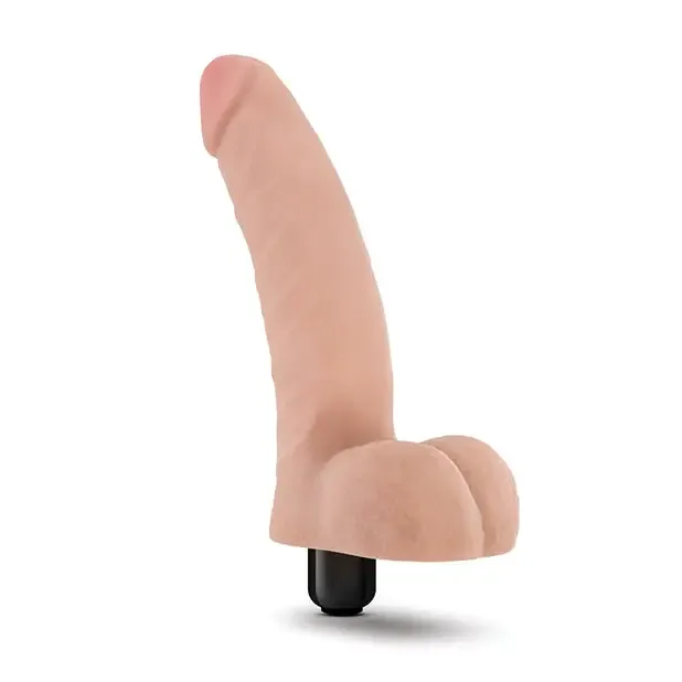Blush Dildos Blush X5 Vibrating Basic 5 Dildo Beige Blush Dildos Blush X5 Vibrating Basic 5 Dildo Beige