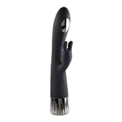 Evolved Vibrators Evolved Heat Up Chill Gspot Rabbit Black Evolved Vibrators Evolved Heat Up Chill Gspot Rabbit Black