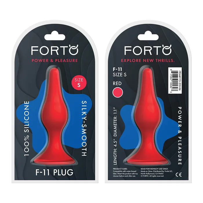 Forto F11 Lungo Small Butt Plug Forto Anal