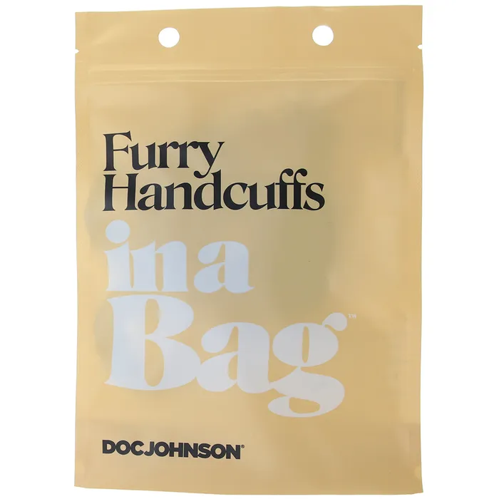Furry Handcuffs In A Bag Doc Johnson Female Sex Toys