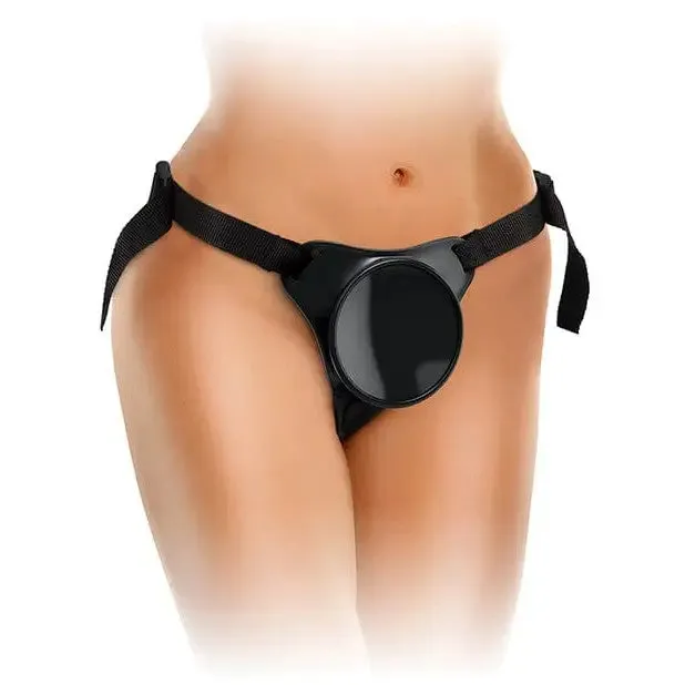 King Cock Elite King Cock Elite Beginners Body Dock Strap On Harness Black Female Sex Toys