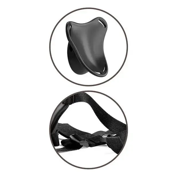 King Cock Elite King Cock Elite Beginners Body Dock Strap On Harness Black Female Sex Toys