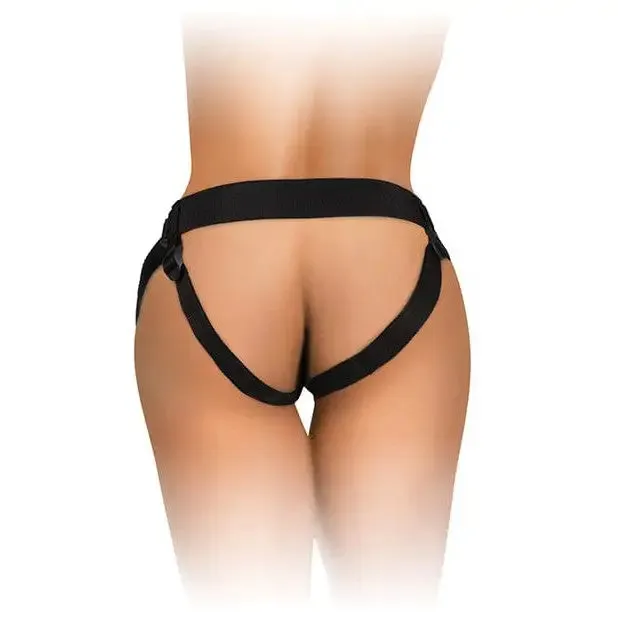 King Cock Elite King Cock Elite Beginners Body Dock Strap On Harness Black Female Sex Toys