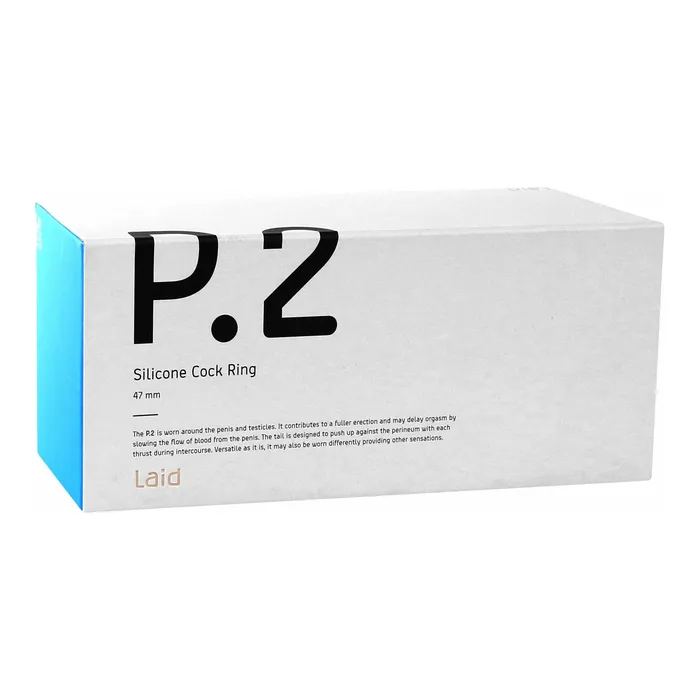 Laid P2 Stretch Cock Ring Blue 47 mm Laid Male Sex Toys
