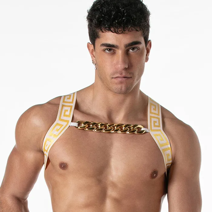 Leader Female Sex Toys LEADER Invictus Harness WhiteGold