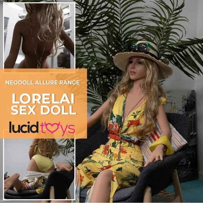 Male Sex Toys 6YE Doll Neodoll Allure Lorelai Silicone TPE Hybrid Sex Doll 157cm Tan