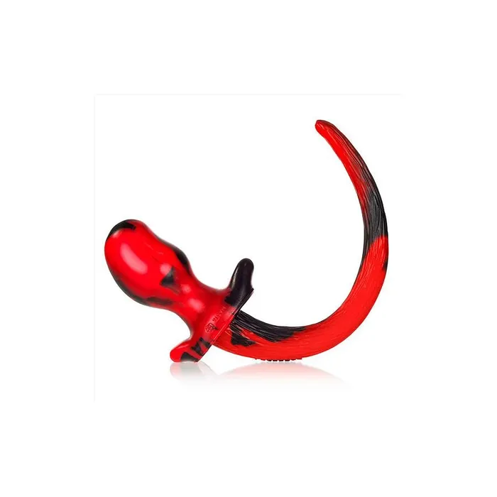OXBALLS Silicone Swirl Tail Red Oxballs Anal