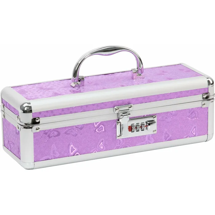 PowerBullet PowerBullet Simple and True Lockable Vibrator Case Purple Vibrators