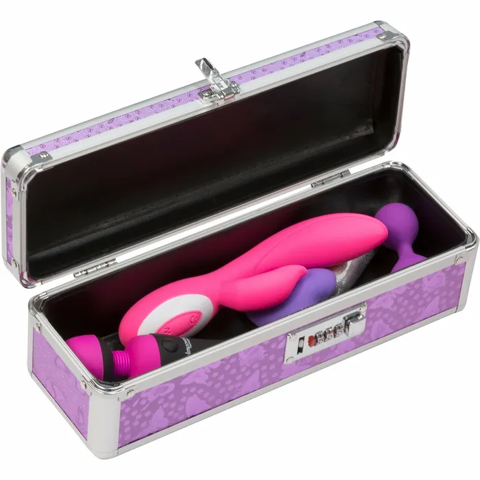 PowerBullet PowerBullet Simple and True Lockable Vibrator Case Purple Vibrators PowerBullet PowerBullet Simple and True Lockable Vibrator Case Purple Vibrators