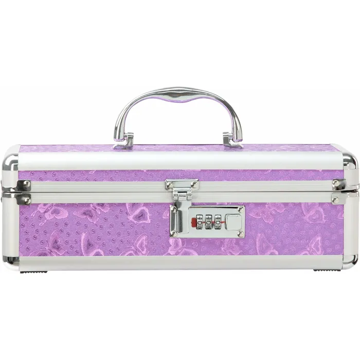 PowerBullet PowerBullet Simple and True Lockable Vibrator Case Purple Vibrators PowerBullet PowerBullet Simple and True Lockable Vibrator Case Purple Vibrators