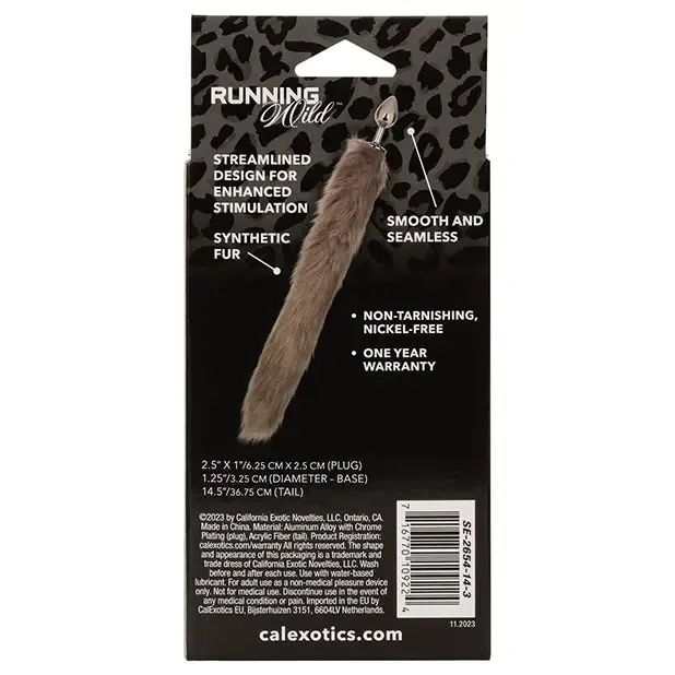 Running Wild Tail Metallic Anal Probe California Exotic Novelties Anal