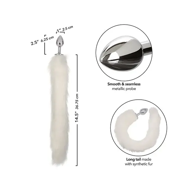 Running Wild Tail Metallic Anal Probe California Exotic Novelties Anal