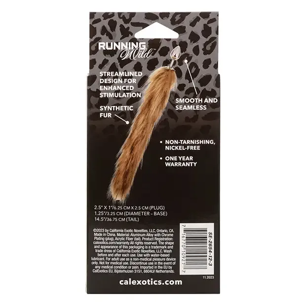 Running Wild Tail Metallic Anal Probe California Exotic Novelties Anal