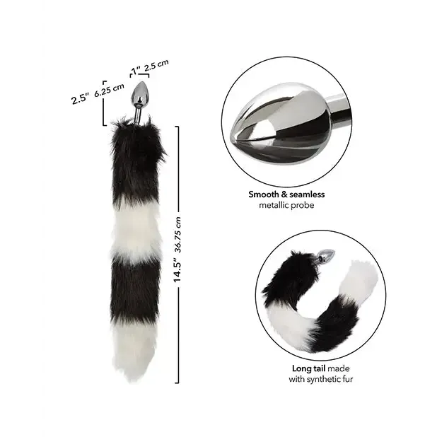 Running Wild Tail Metallic Anal Probe California Exotic Novelties Anal