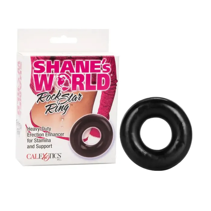 Shanes World Rockstar Ring Black CalExotics Anal