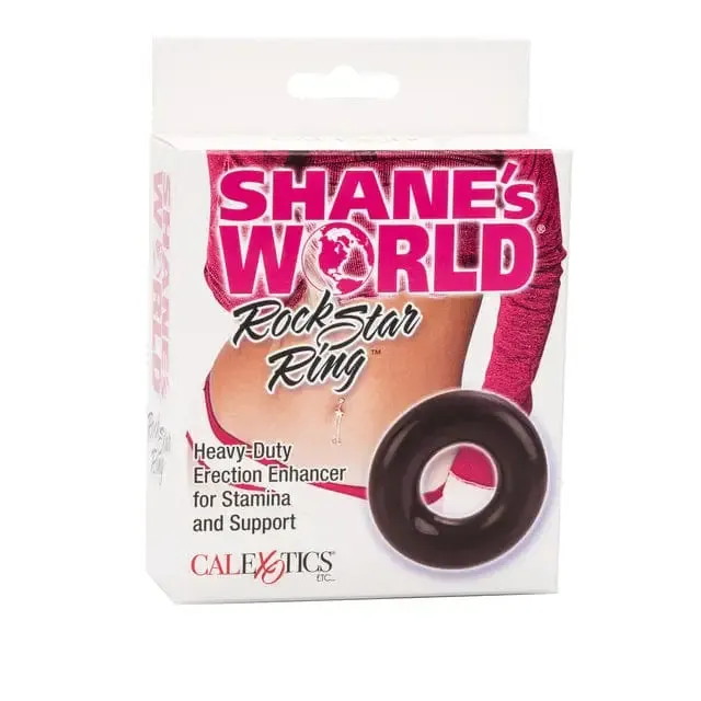 Shanes World Rockstar Ring Black CalExotics Anal