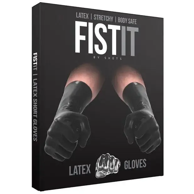 Shots Fist It Latex Short Gloves SHOTS AMERICA Vibrators