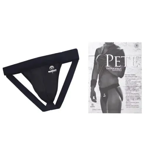 SpareParts Hardware SpareParts Pete Freestyle Nylon Packing Jock Black Size S Anal SpareParts Hardware SpareParts Pete Freestyle Nylon Packing Jock Black Size S Anal