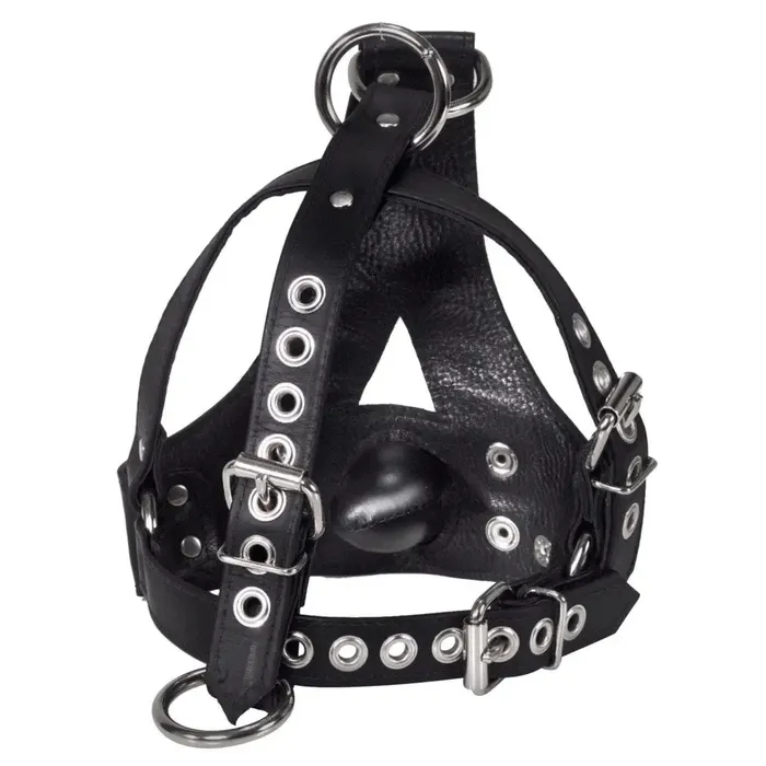 Strict Leather Female Sex Toys Strict Leather Bishop Head Harness With Removable Gag Strict Leather Female Sex Toys Strict Leather Bishop Head Harness With Removable Gag