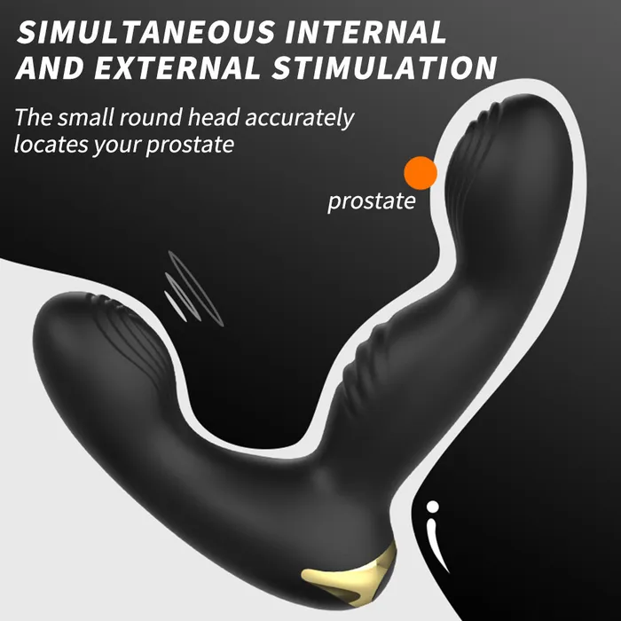 Amovibe Rechargeable Prostate Massager with Wireless Control Male Sex Toys
