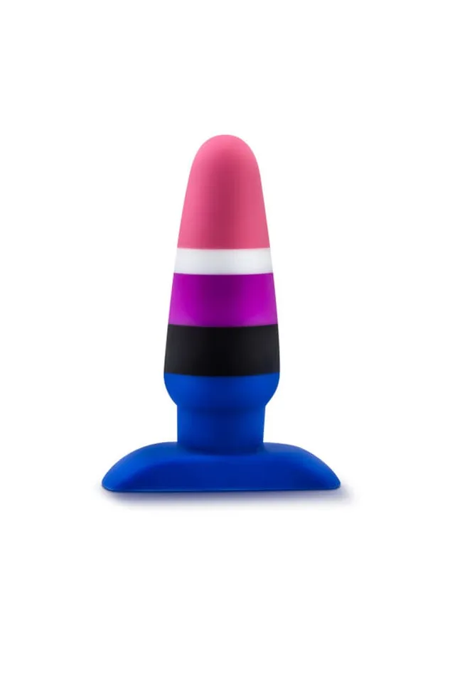 Anal Blush Novelties Avant Pride P5 Fluid Silicone Butt Plug Blush