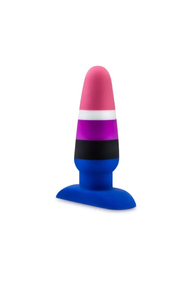 Anal Blush Novelties Avant Pride P5 Fluid Silicone Butt Plug Blush