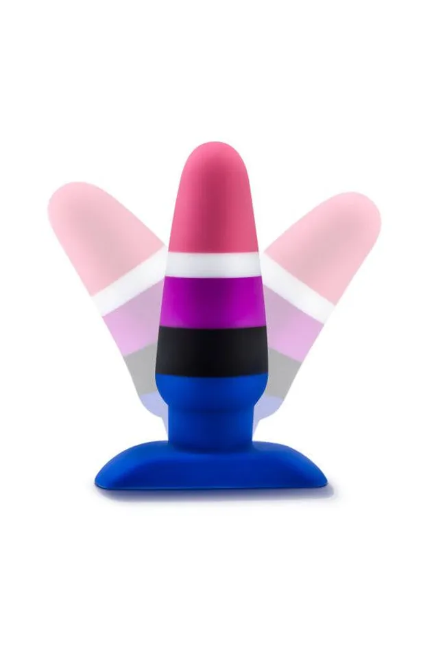 Anal Blush Novelties Avant Pride P5 Fluid Silicone Butt Plug Blush