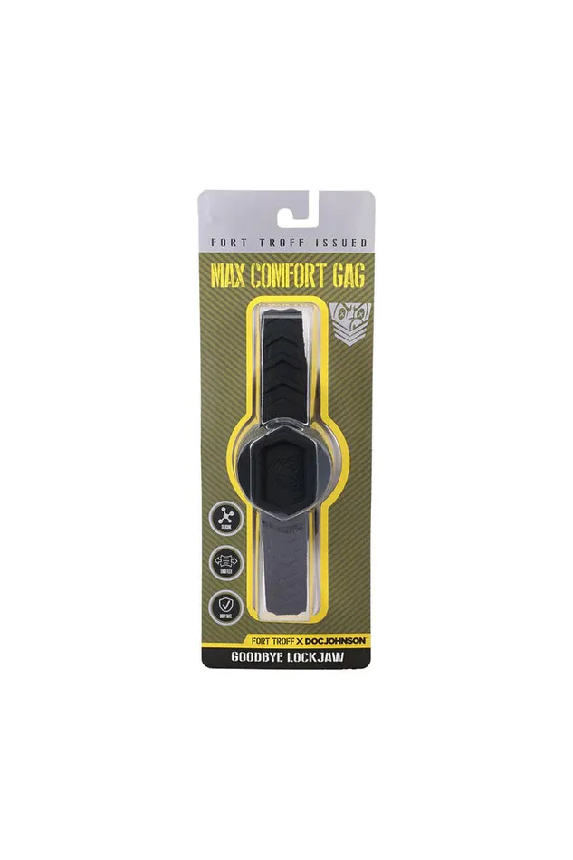 Anal Doc Johnson Doc Johnson Fort Troff Max Comfort Gag Black