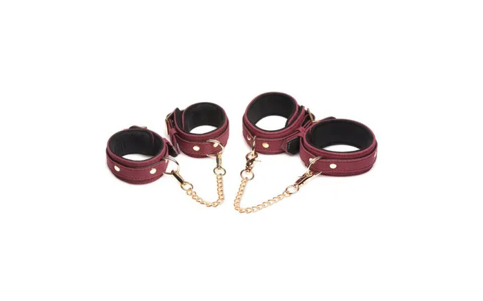 Anal Master Series 6 Pc Vegan Bondage Set Various Materials